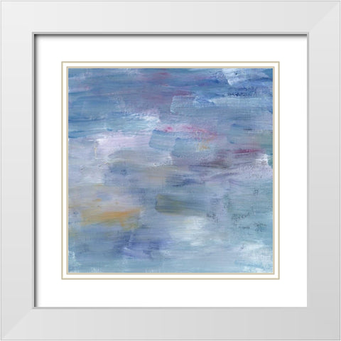 Ambition III White Modern Wood Framed Art Print with Double Matting by Choate, Lisa