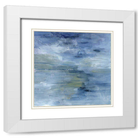 Ambition IV White Modern Wood Framed Art Print with Double Matting by Choate, Lisa