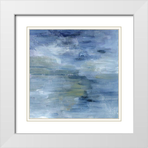 Ambition IV White Modern Wood Framed Art Print with Double Matting by Choate, Lisa