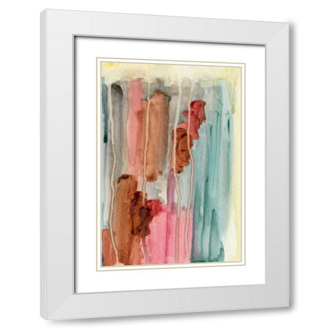 Evening Lights II White Modern Wood Framed Art Print with Double Matting by McMullen, Charles