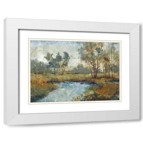 Ethereal Light II White Modern Wood Framed Art Print with Double Matting by OToole, Tim