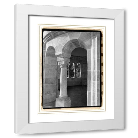 Fishermans Bastion IV Budapest White Modern Wood Framed Art Print with Double Matting by DeNardo, Laura