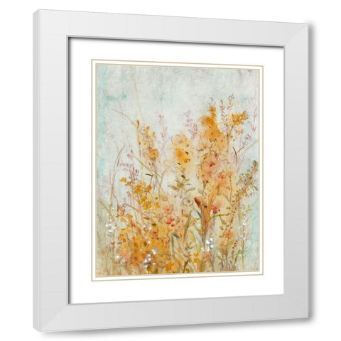 Spring Time II White Modern Wood Framed Art Print with Double Matting by OToole, Tim