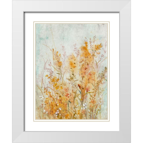 Spring Time II White Modern Wood Framed Art Print with Double Matting by OToole, Tim