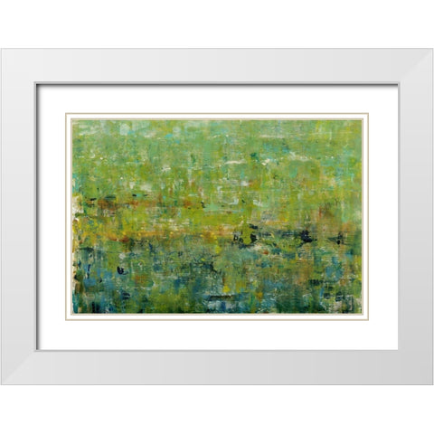 Opulent Field I White Modern Wood Framed Art Print with Double Matting by OToole, Tim