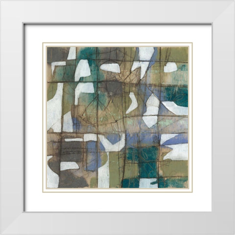 Arbitrary Selection II White Modern Wood Framed Art Print with Double Matting by Goldberger, Jennifer