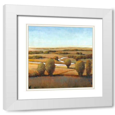Afternoon Light III White Modern Wood Framed Art Print with Double Matting by OToole, Tim