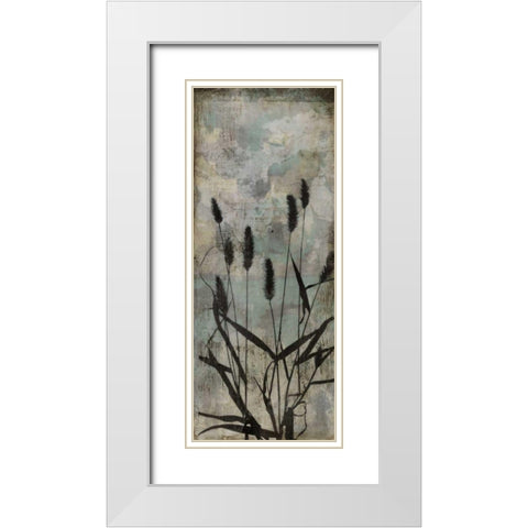 Wild Grasses II White Modern Wood Framed Art Print with Double Matting by Goldberger, Jennifer