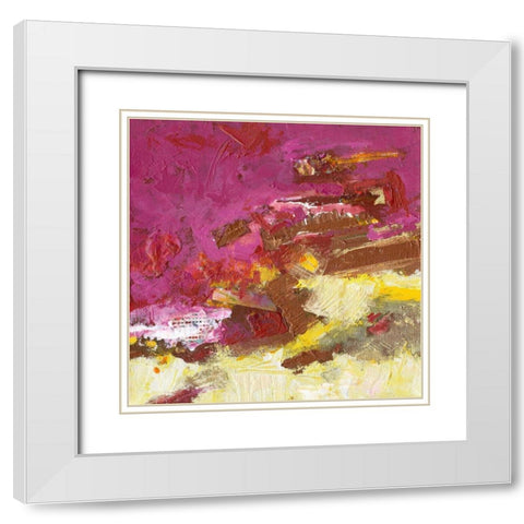Walk me Through It White Modern Wood Framed Art Print with Double Matting by Bothne, Janet