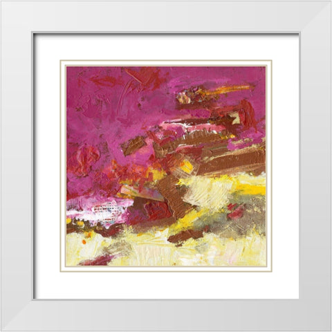 Walk me Through It White Modern Wood Framed Art Print with Double Matting by Bothne, Janet