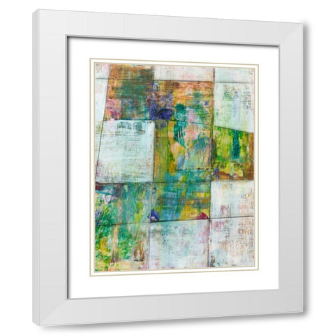 Peek a boo II White Modern Wood Framed Art Print with Double Matting by Fuchs, Jodi