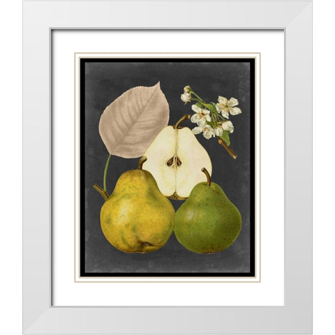 Midnight Harvest III White Modern Wood Framed Art Print with Double Matting by Vision Studio