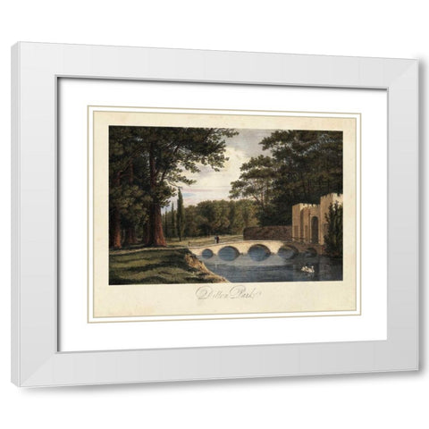 The English Countryside II White Modern Wood Framed Art Print with Double Matting by Hakewill, James