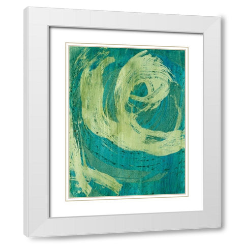 April Showers I White Modern Wood Framed Art Print with Double Matting by McMullen, Charles