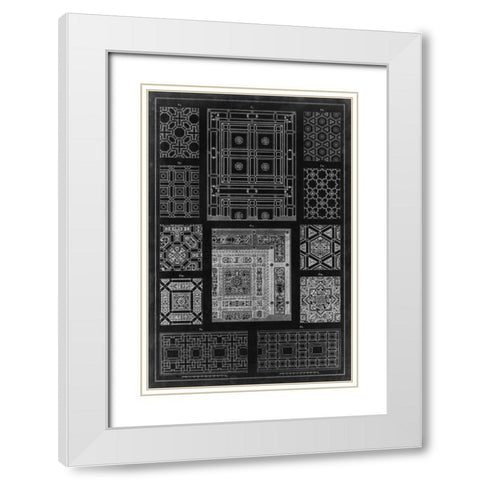 Graphic Architecture VI White Modern Wood Framed Art Print with Double Matting by Vision Studio