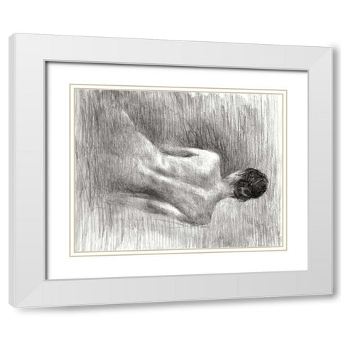 Light Study I White Modern Wood Framed Art Print with Double Matting by Harper, Ethan