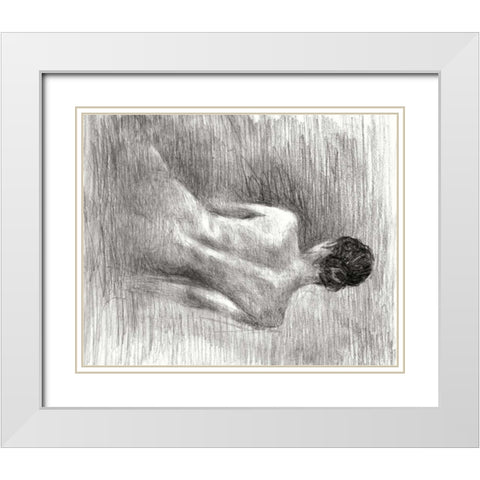 Light Study I White Modern Wood Framed Art Print with Double Matting by Harper, Ethan