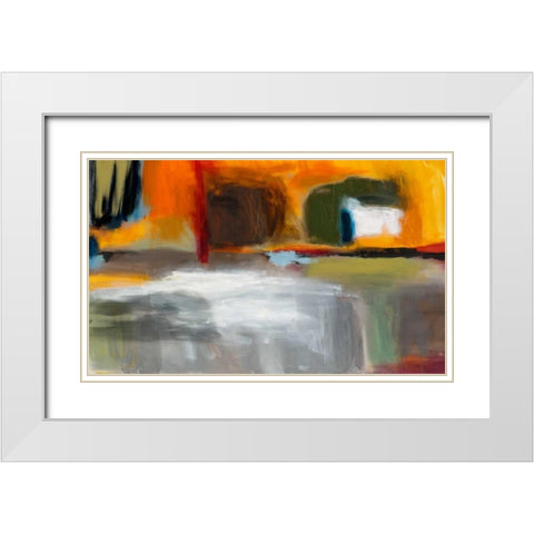 Changed Perspective I White Modern Wood Framed Art Print with Double Matting by Jasper, Sisa