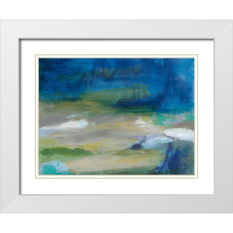 Viewpoint II White Modern Wood Framed Art Print with Double Matting by Jasper, Sisa