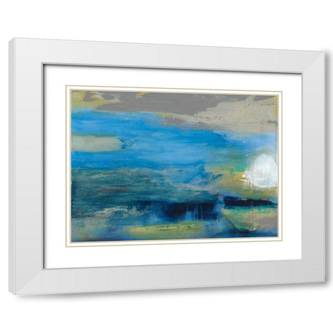 Viewpoint III White Modern Wood Framed Art Print with Double Matting by Jasper, Sisa