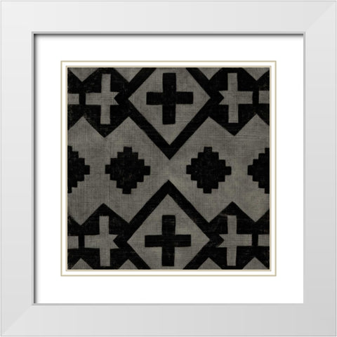 Midnight Journey I White Modern Wood Framed Art Print with Double Matting by Zarris, Chariklia