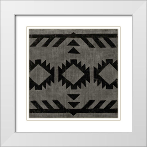 Midnight Journey III White Modern Wood Framed Art Print with Double Matting by Zarris, Chariklia