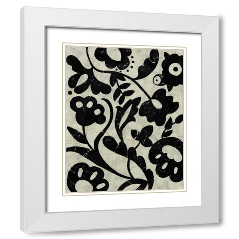 Maymont II White Modern Wood Framed Art Print with Double Matting by Zarris, Chariklia