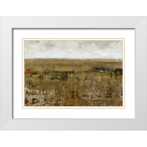 Afternoon Glow I White Modern Wood Framed Art Print with Double Matting by OToole, Tim