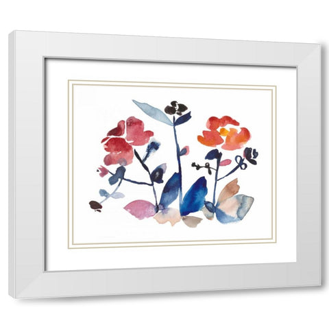Nouveau Boheme I White Modern Wood Framed Art Print with Double Matting by Mosley, Kiana