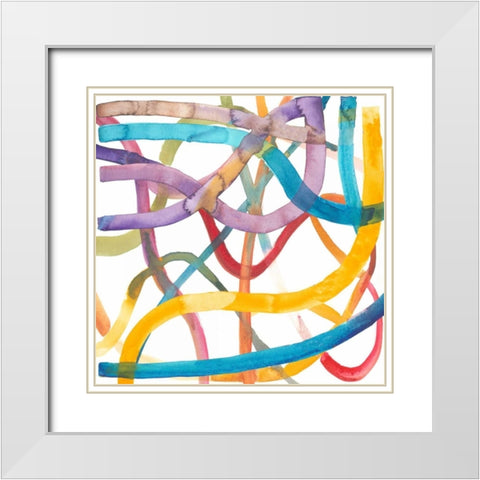 The Road Back to You II White Modern Wood Framed Art Print with Double Matting by Mosley, Kiana