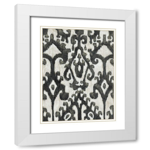 Samara II White Modern Wood Framed Art Print with Double Matting by Zarris, Chariklia