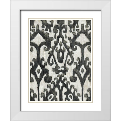 Samara II White Modern Wood Framed Art Print with Double Matting by Zarris, Chariklia