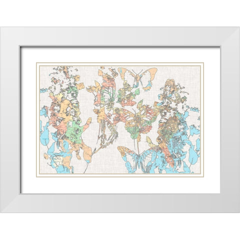 Flight Plan I White Modern Wood Framed Art Print with Double Matting by Goldberger, Jennifer