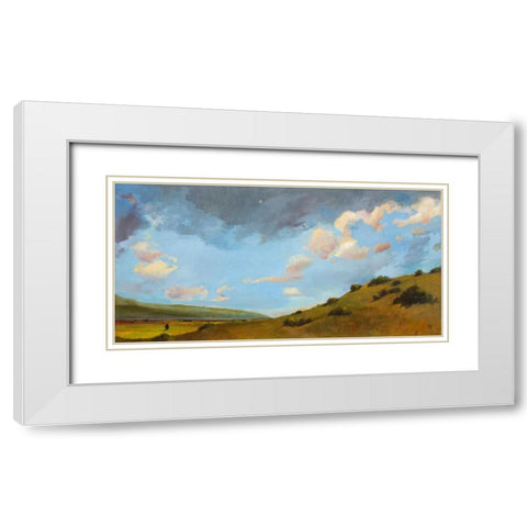High Desert Light White Modern Wood Framed Art Print with Double Matting by DAgostino, Judith