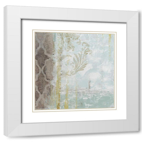 Subtle Shift II White Modern Wood Framed Art Print with Double Matting by Vess, June Erica