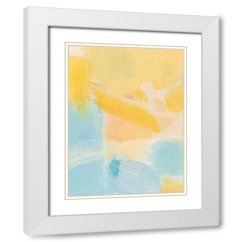 Minted White Modern Wood Framed Art Print with Double Matting by Long, Christina