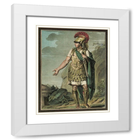 Theatrical Costumes II White Modern Wood Framed Art Print with Double Matting by Chery, M.