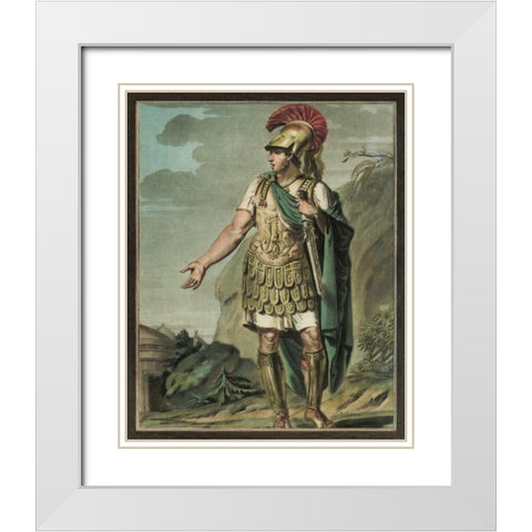 Theatrical Costumes II White Modern Wood Framed Art Print with Double Matting by Chery, M.