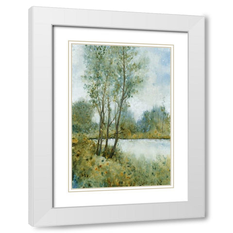 Early Spring II White Modern Wood Framed Art Print with Double Matting by OToole, Tim