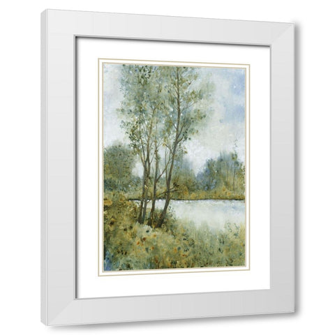 Early Spring II White Modern Wood Framed Art Print with Double Matting by OToole, Tim