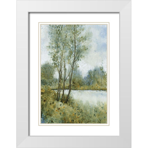 Early Spring II White Modern Wood Framed Art Print with Double Matting by OToole, Tim