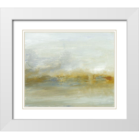 Morning Tide III White Modern Wood Framed Art Print with Double Matting by Gordon, Sharon