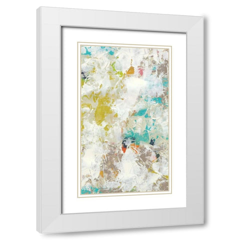 Frost IV White Modern Wood Framed Art Print with Double Matting by Vess, June Erica