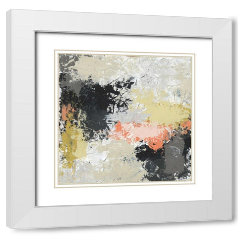 Gossamer Cloud II White Modern Wood Framed Art Print with Double Matting by Vess, June Erica
