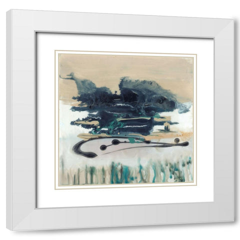 At Home I White Modern Wood Framed Art Print with Double Matting by Maleki, Ferdos