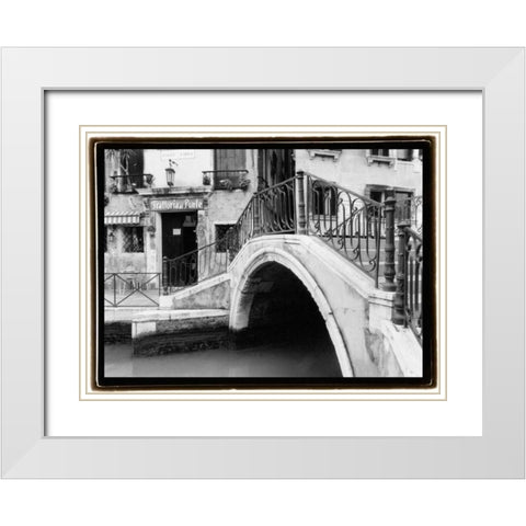 Hidden Passages Venice II White Modern Wood Framed Art Print with Double Matting by DeNardo, Laura