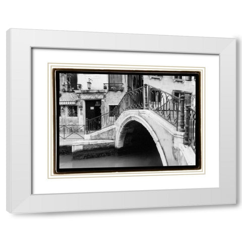 Hidden Passages Venice II White Modern Wood Framed Art Print with Double Matting by DeNardo, Laura