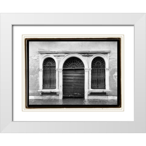 Hidden Passages Venice V White Modern Wood Framed Art Print with Double Matting by DeNardo, Laura