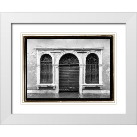 Hidden Passages Venice V White Modern Wood Framed Art Print with Double Matting by DeNardo, Laura