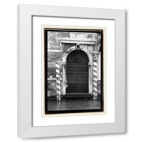 Hidden Passages Venice VI White Modern Wood Framed Art Print with Double Matting by DeNardo, Laura